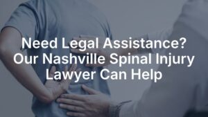 Need legal assistance? Nashville spinal injury lawyer can help