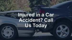 Injured in a car accident? Call our East Nashville car accident lawyers today