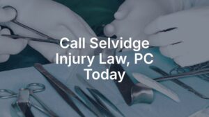 Call our burn injury lawyers at Selvidge Injury Law, PC today - surgeon hands holding a skin graft